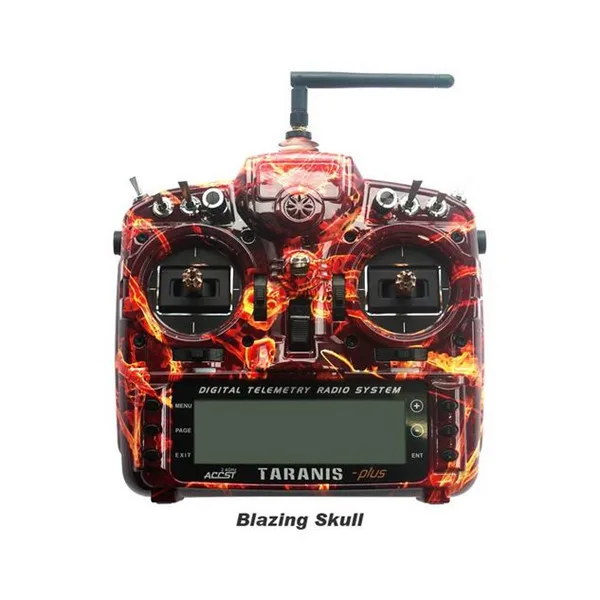 FRSKY 2.4G 16CH Taranis X9D Plus SE Transmitter SPECIAL EDITION M9 Sensor Water Transfer Case Mode 2 CARBON FIBER/BLAZING SKULL | Игрушки и