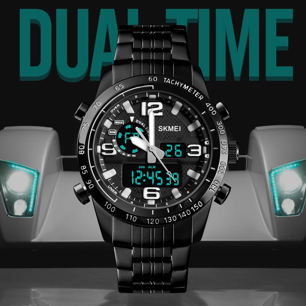 Часы наручные SKMEI Мужские Цифровые роскошные брендовые кварцевые спортивные