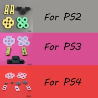 1 set for sony ps2 ps3 ps4 controller d pad silicon conductive rubber pads for playstation 4 3 2