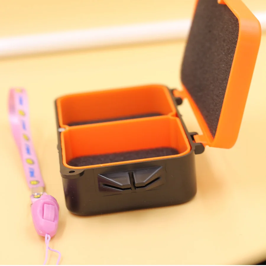 Новинка 2 отделения 10*6*3 см пластиковая червь земляной приманки рыболовные снасти