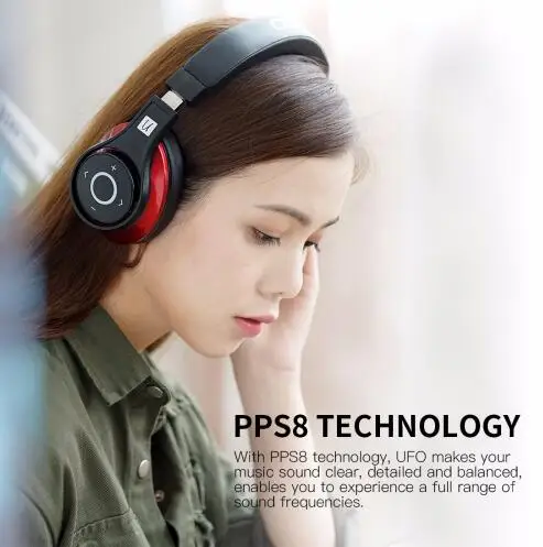Беспроводные наушники Bluedio UFO гарнитура Bluetooth 4 1 hi-fi звук 3D объемный спортивные