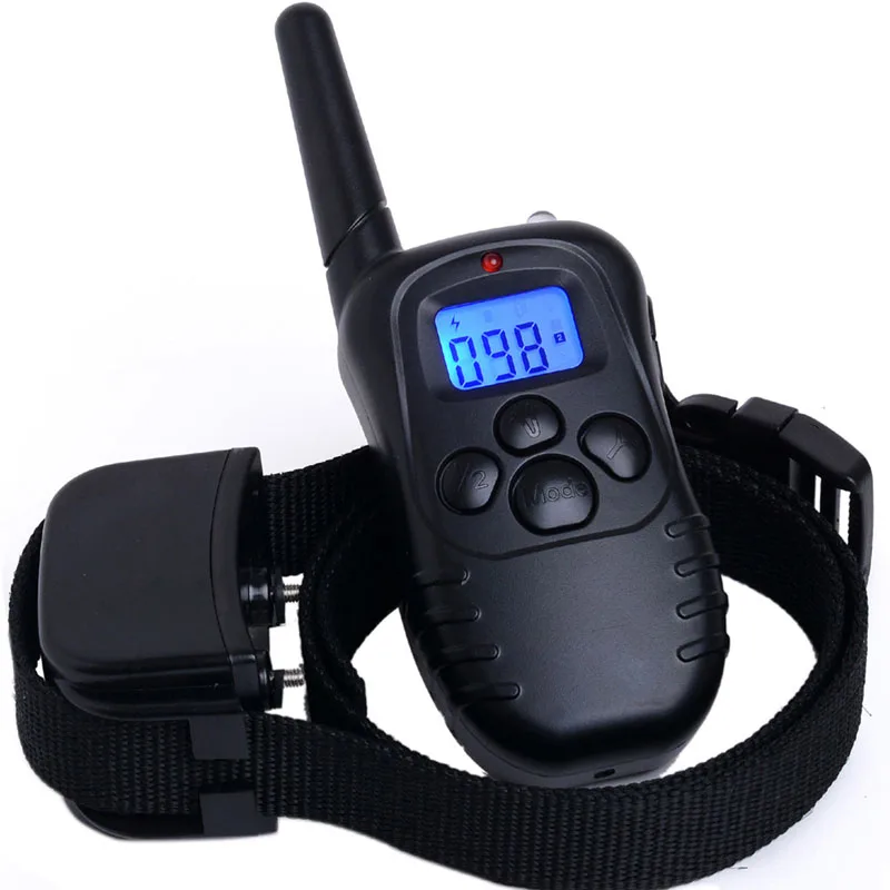 Обучение Pet Кинологический школьные Remote Электронный электрический ЖК-дисплей Ошейники Удаленного Управление Training ошейник для собак 1 300 м