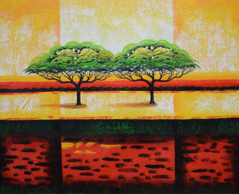 

Hand painted Canvas oil paintings Landscape Original art painting Modern home decor wall art picture