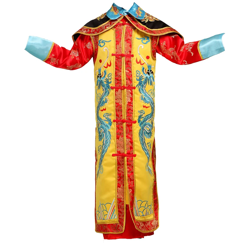 Детский костюм императора королевы длинный Pao Qing Dynasty Prince Little queen костюмы для