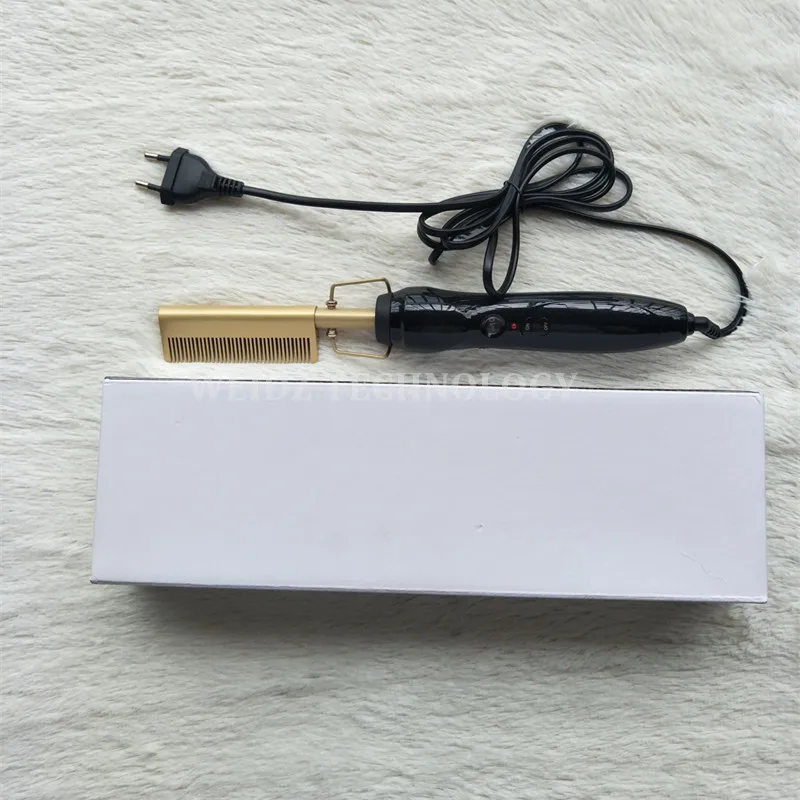 Многофункциональный гребень для волос быстрый выпрямитель бороды Плойка