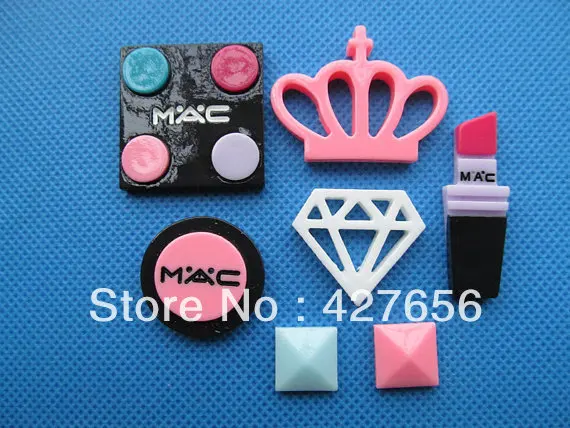 5 sets very hot and kawaii resin set cabochon charm findingphone decoration kitdiy accessory jewellery making free global shipping