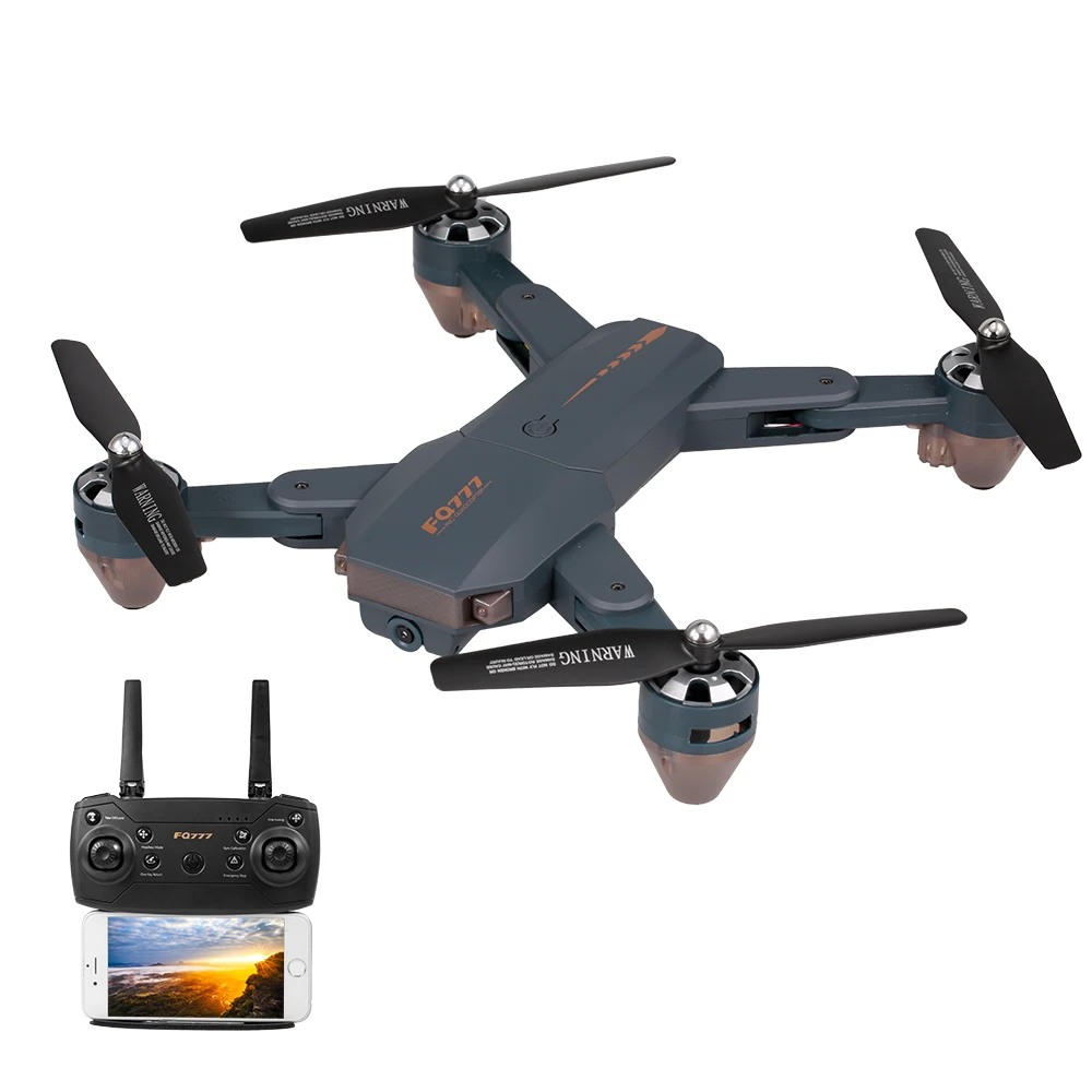 Дрон FQ777 с камерой FQ35 2 4G 480P 720P Wifi FPV удержание высоты RC тренировочный