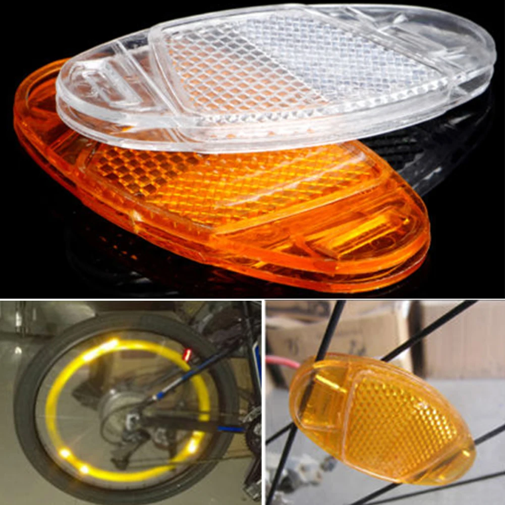 New Hot 1 Pair Bicycle Spoke Reflector Warning Light Wheel Rim Reflective Road Cycling Lights Bike Accessory | Спорт и развлечения
