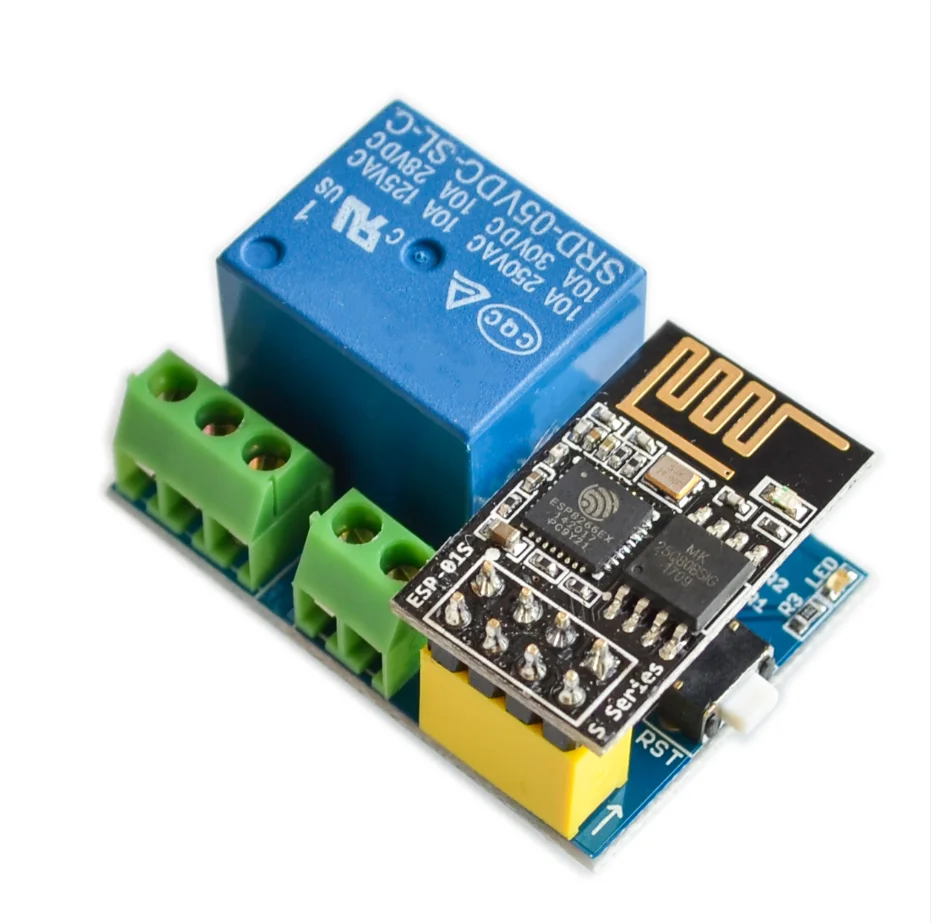 Relay with ESP-01 ESP8266 5V WiFi релейный модуль вещи умный дом дистанционное управление переключатель телефон приложение ESP-01 - Цвет: Relay with ESP-01