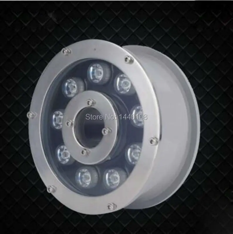 4 шт./лот Светодиодная лампа для бассейна 9 Вт RGB IP68 светодиодная Наружное