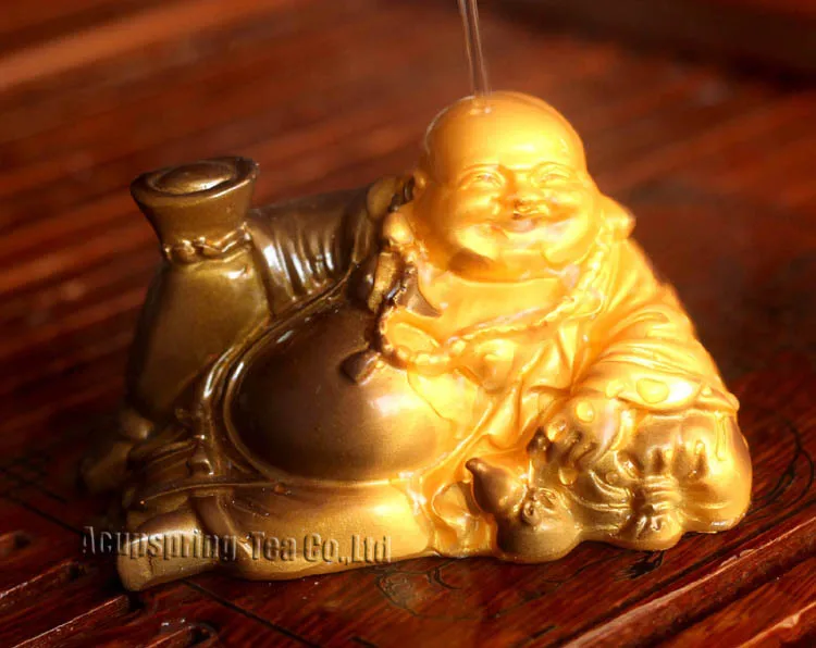 Амутирующий аллохройный талисман Золотой Будда украшение чайный питомец фэн-шуй