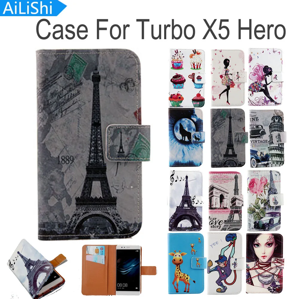 Раскладной чехол AiLiShi из искусственной кожи для Turbo X5 Hero лидер продаж защитный | Бамперы -32812746382