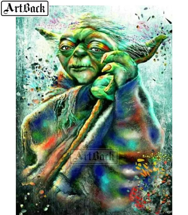 

Sale diy diamond painting alien icon full square / round drill 3D diamond embroidery rhinestone mosaic home decoration