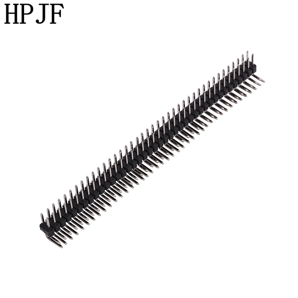 5 шт. шаг 2 54 мм 2x40 контактов 80 двухрядный прямоугольный штыревой разъем |