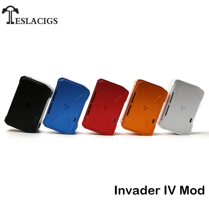Оригинальный Teslacigs Invader IV мод Tesla 4 коробки Vape Вт 280 поддержка RDA танк электронная