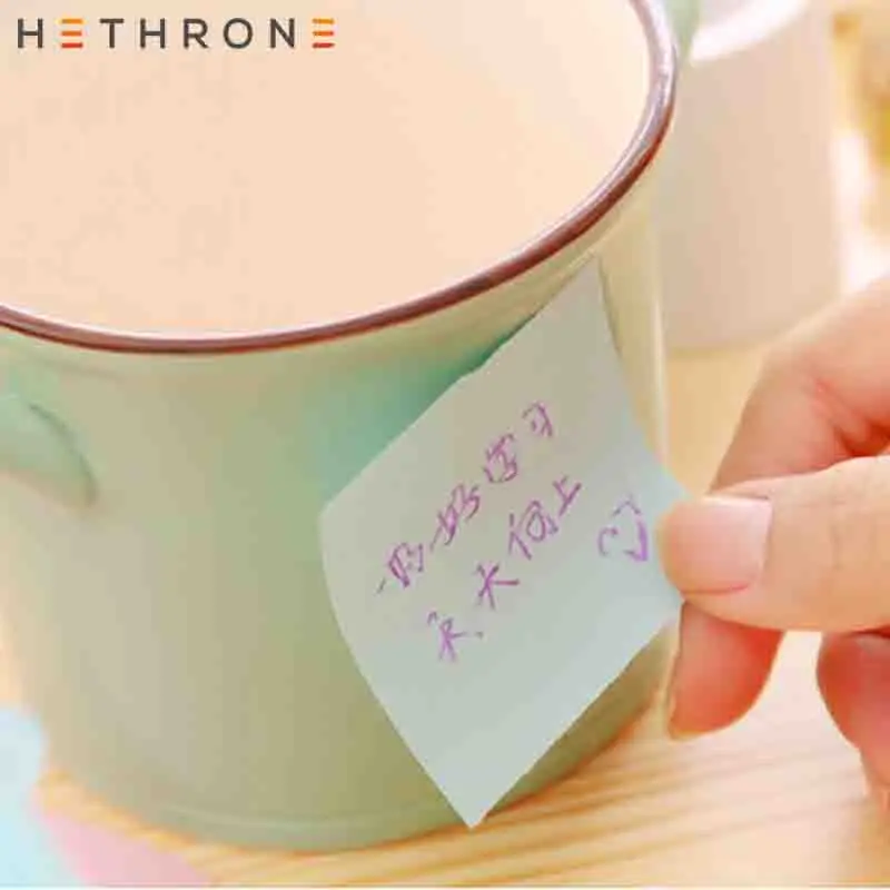 Hethrone креативная горячая Распродажа клейкая бумага для заметок, Канцтовары Kawaii, отрывная база, дизайн заметок, планировщик, Papeleria, украшение, блокнот