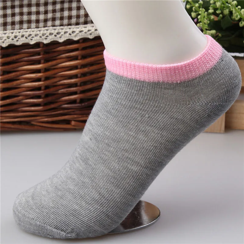 20pcs=10 Pairs New Brand Girl Female Lady Socks For Women's Cute Boat Short Ankle Cotton Meias Opp Bag | Женская одежда