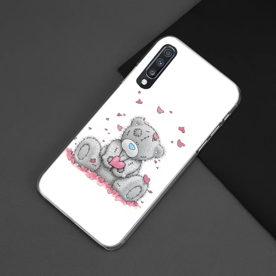 Чехол Teddy Me To You Bear для Samsung Galaxy A50 A70 A20e A40 A30 A20 A10 A31 A21 A9 A7 2018 жесткий прозрачный чехол
