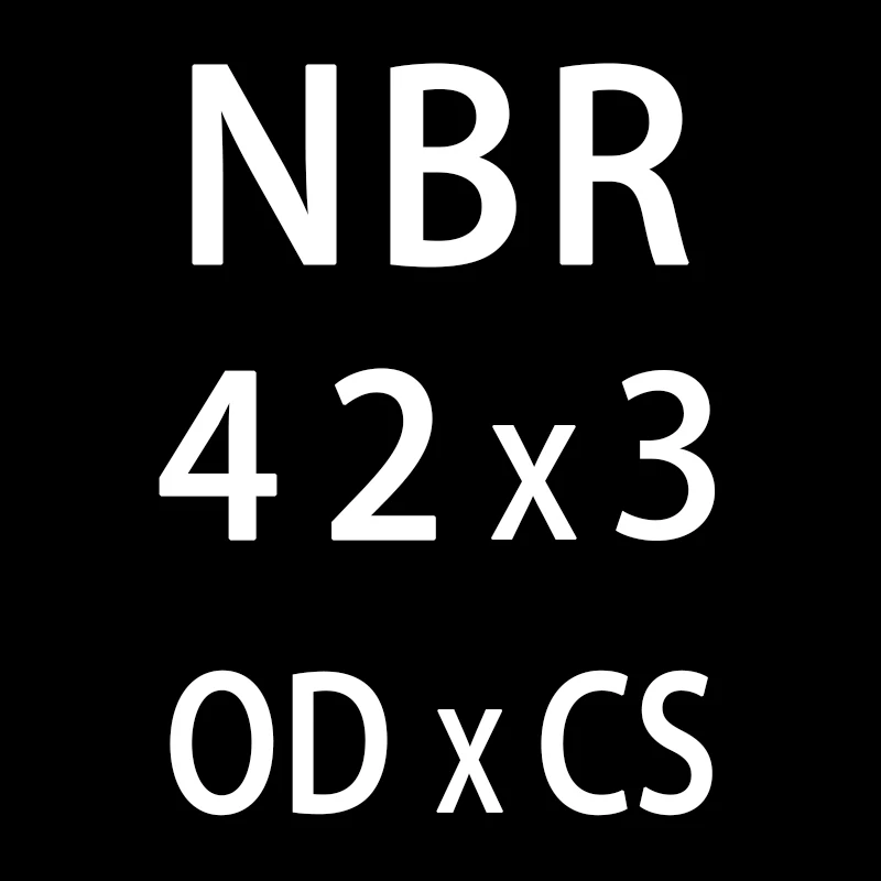 20 шт./лот резиновое кольцо черное NBR пломбирование уплотнительное кольцо 3 мм OD41/42/43/44/45/46/47/48/50*3 мм уплотнительное уплотнение нитриловые прокладки масляные шайбы кольца - Цвет: OD42mm