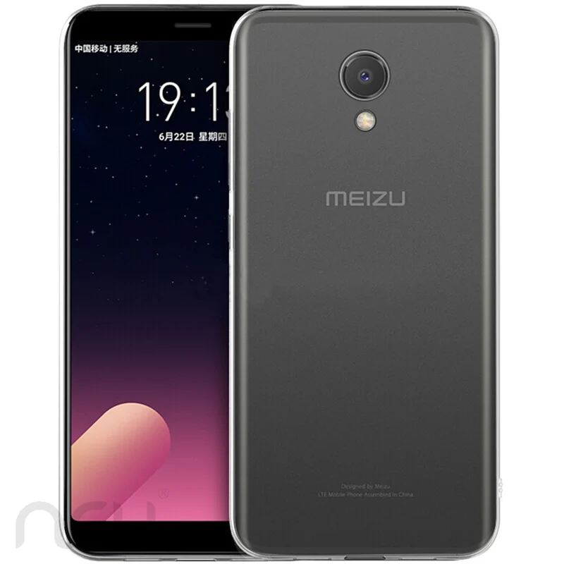 Ультратонкий Мягкий Силиконовый ТПУ чехол для телефона MeiZu M3 M5 M6 M3S M5S Note X8