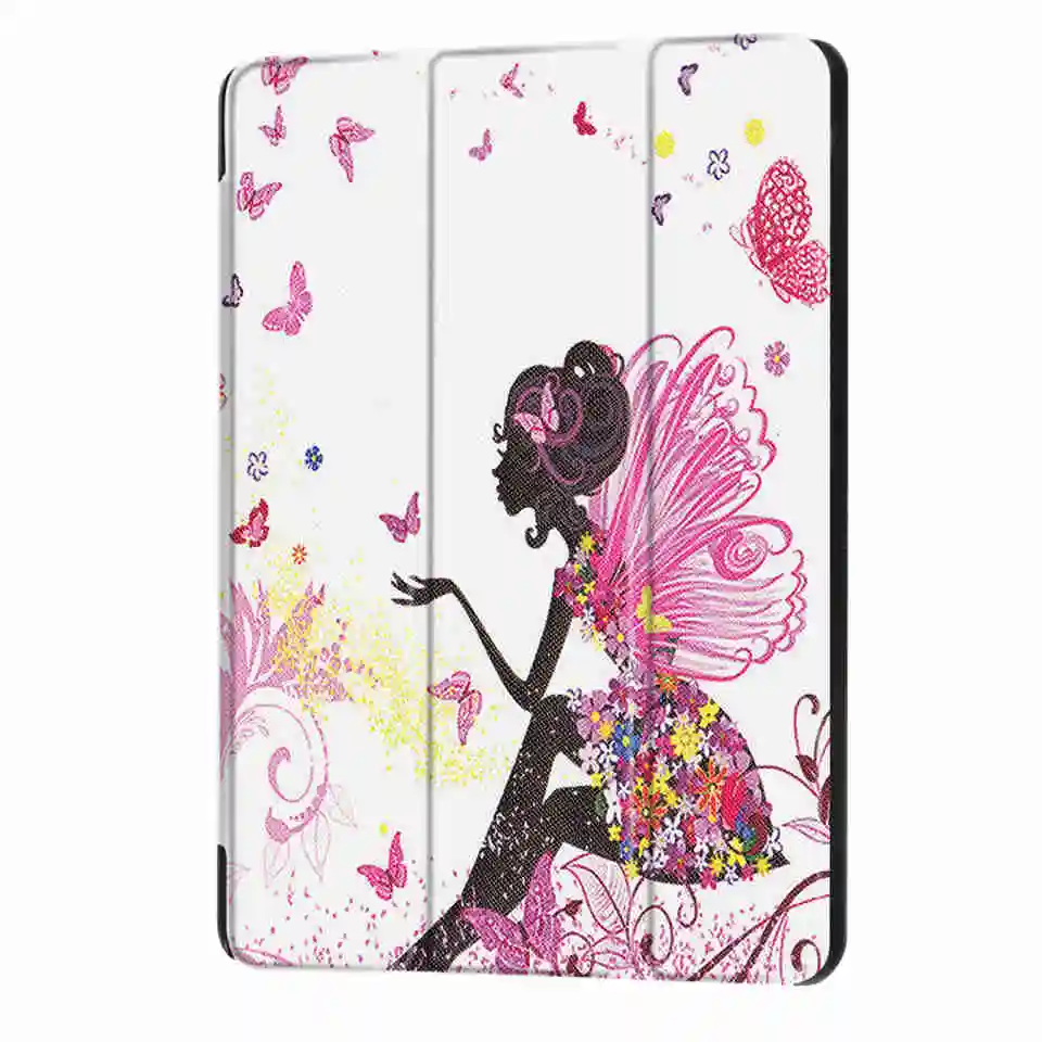 Girl Складной магнитный чехол для huawei MediaPad T3 10 AGS-L09 AGS-L03 Honor игровой коврик 2 9,6 дюймов планшет Funda Coque Capa+ пленка+ ручка - Цвет: Girl