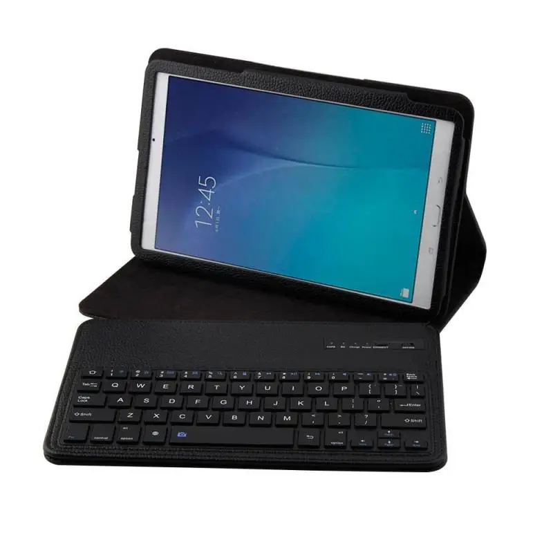 3в1 Беспроводная Bluetooth клавиатура PU кожаный чехол защитный для Samsung Galaxy TAB E T560 9 6
