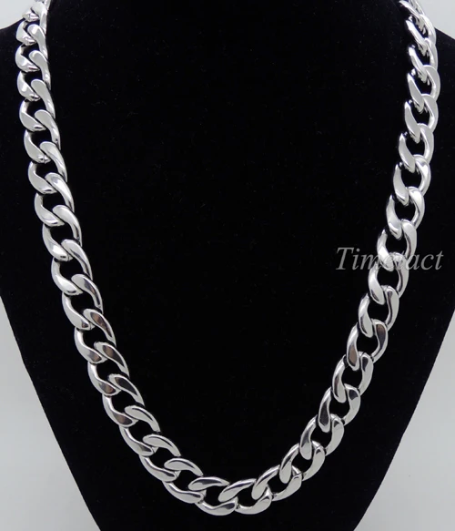 Men's Heavy Silver 13mm Thick 