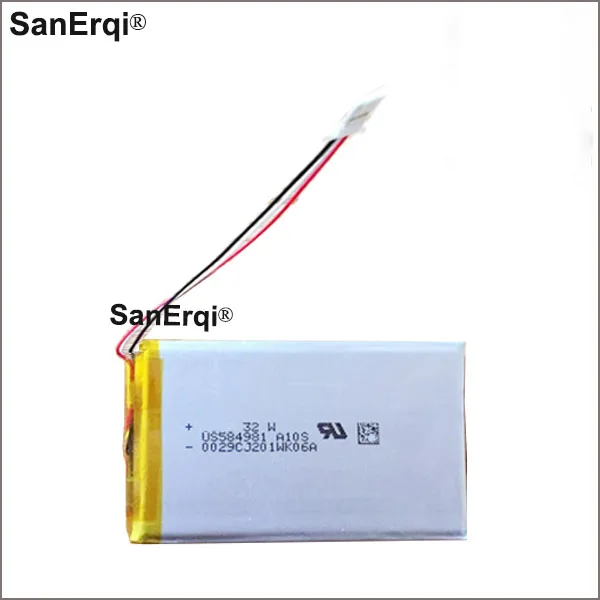 

3600mAh Battery 3.7V for Ibasso DX80 Player New Li-po Lithium Polymer Rechargeable Accumulator Pack Replacement Battery