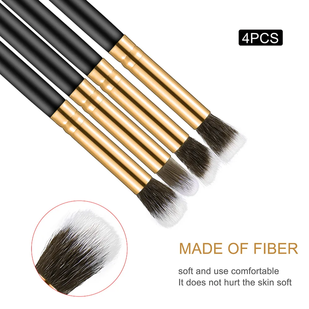 4 шт./компл. женский набор теней для век тональная тушь растушевки Карандаш Кисть