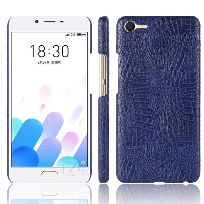 Для Meizu E2 чехол 5 дюймов Роскошный PU кожаный твердый пластиковый на заднюю панель