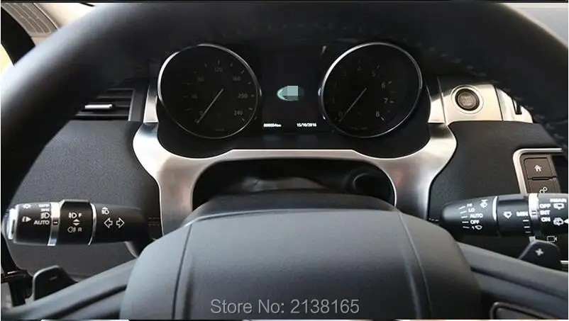 Chrome Dashboard украшения Накладка для Land Rover Range Evoque 2011 2015 автомобиля Интимные