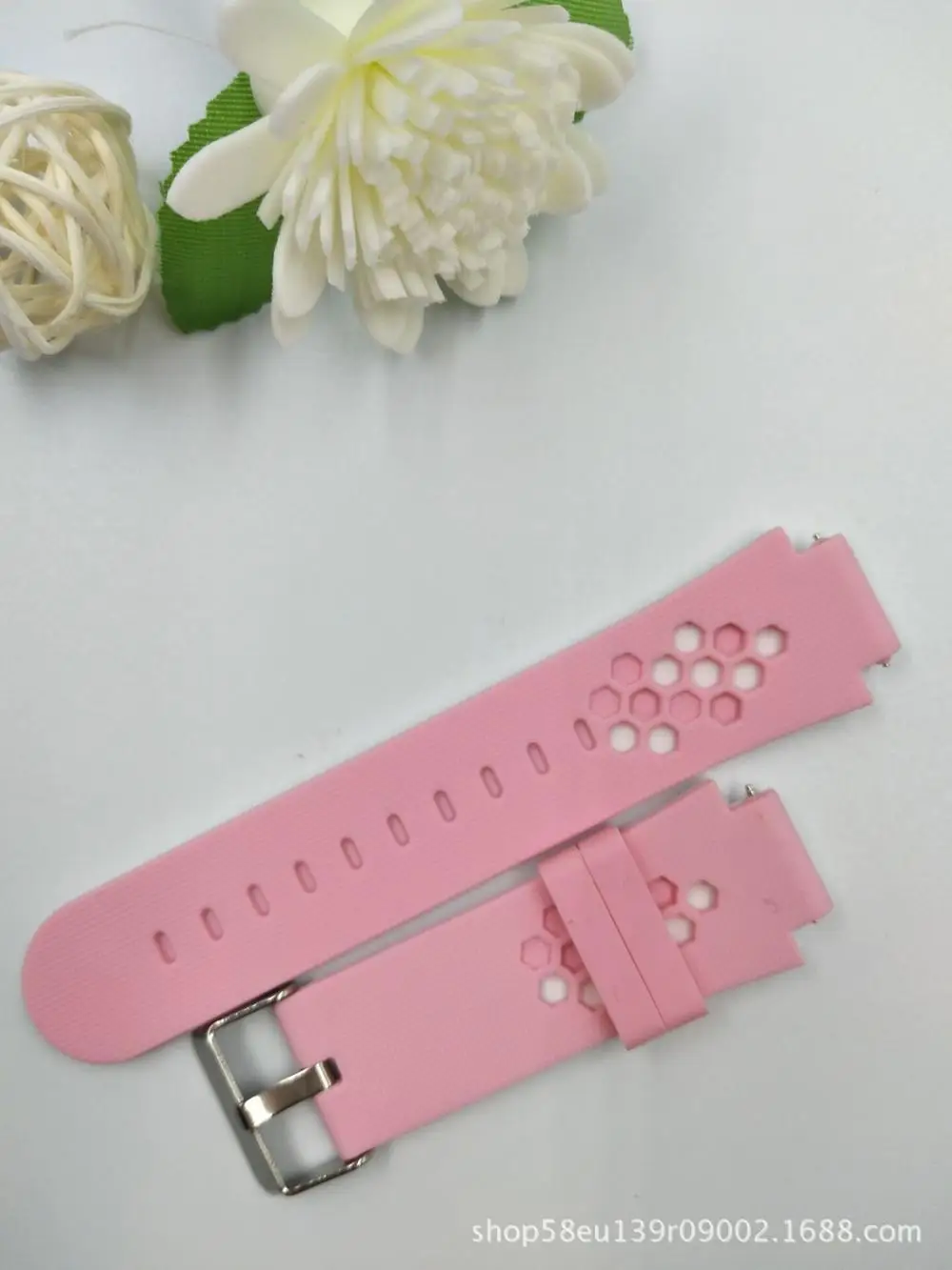 pink and white Сменный ремешок для умных часов для Y21 S4 Y19 Q528 S4 T7, детский gps-трекер, умные часы, ремень, силиконовый ремешок на запястье, умные аксессуары - Цвет: pink and white