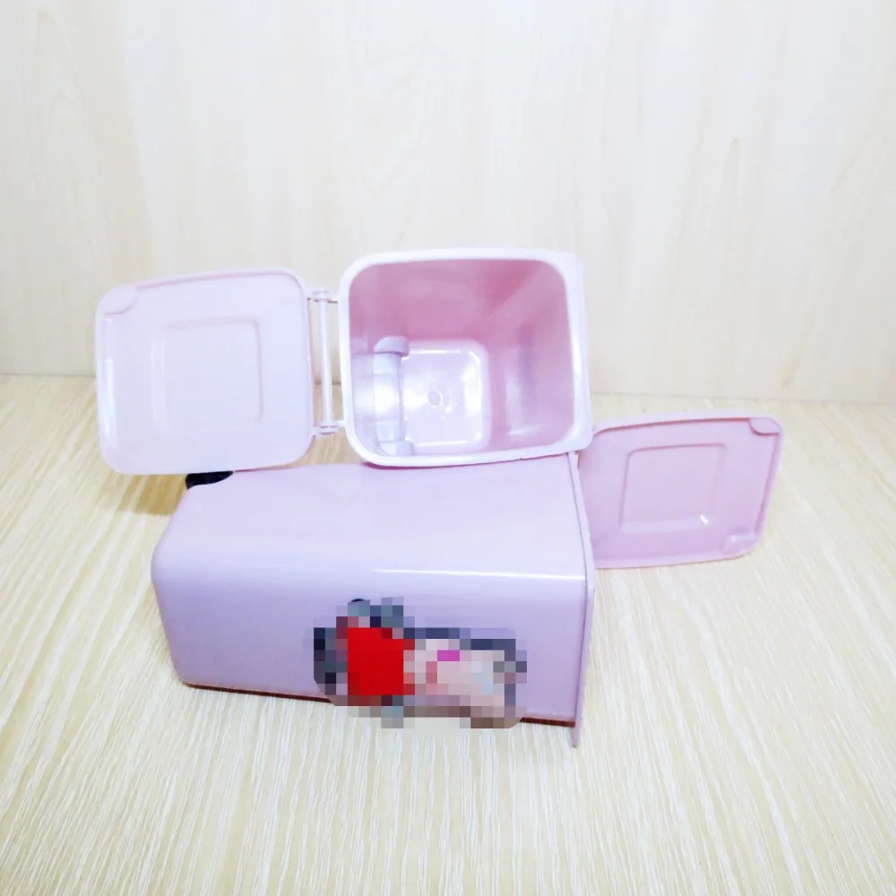 Новый мультяшный Hello Kitty кот большая емкость мусорный бак стиль ручка держатель