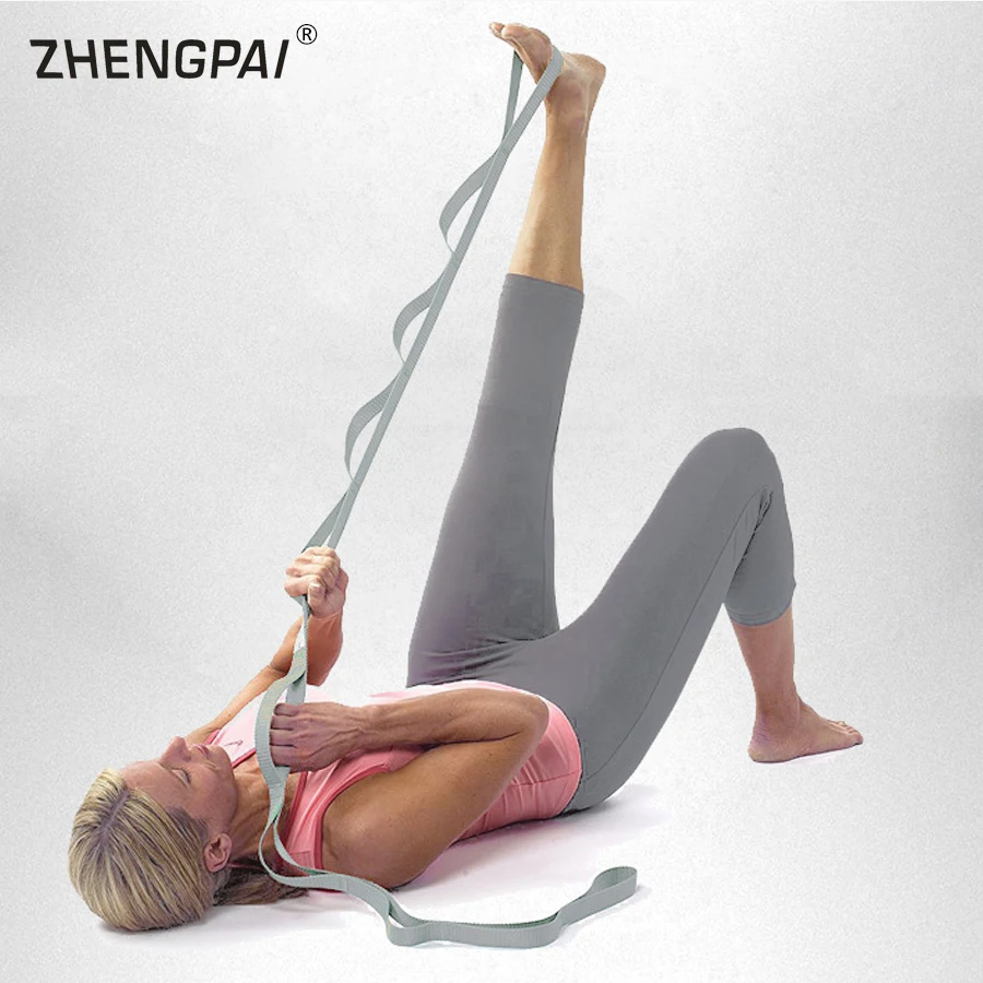 Zhengpai 2.4 м Йога Пилатес стретч ремень Crossfit Фитнес Для женщин Спортивная тренировка