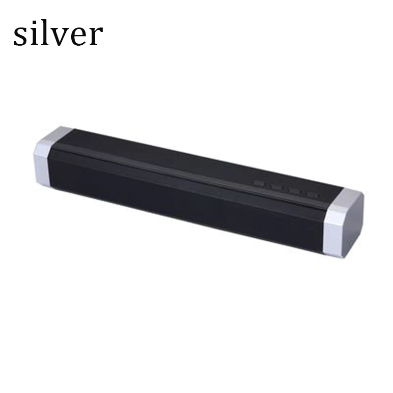 silver Bluetooth динамик Саундбар сабвуфер беспроводной динамик Lp-089 Бумбокс с TF AUX для телефона компьютера ПК MP3 динамик - Цвет: silver