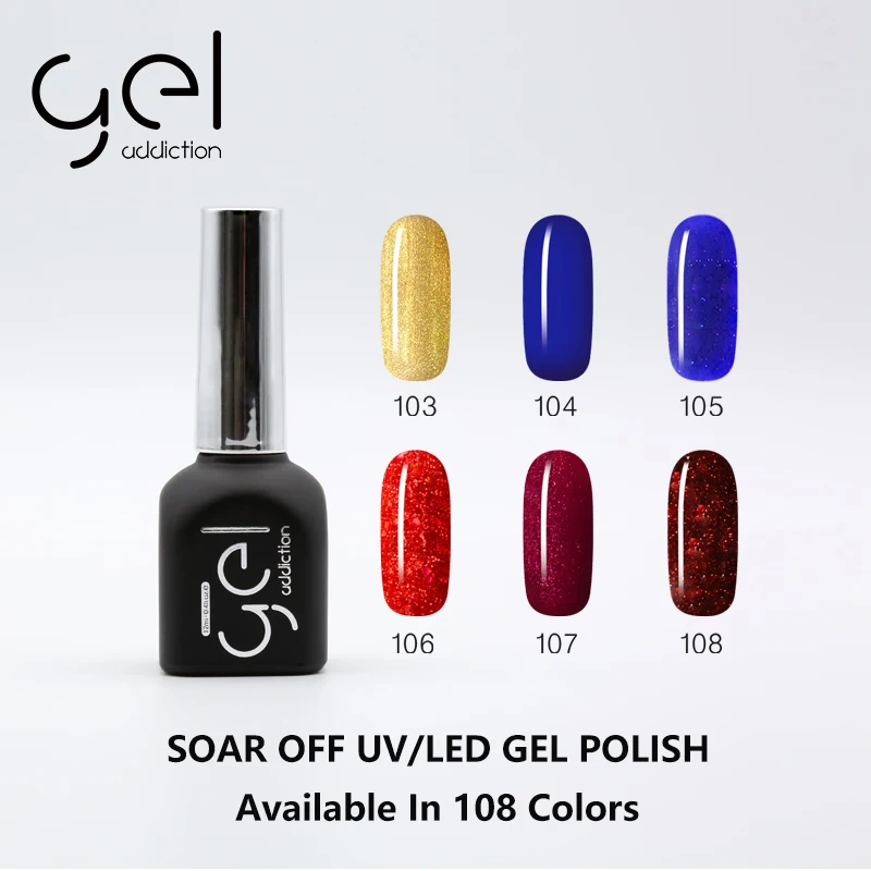 6 шт./компл. набор гелевых лаков для маникюра ногтей УФ светодиодный Топ и основа