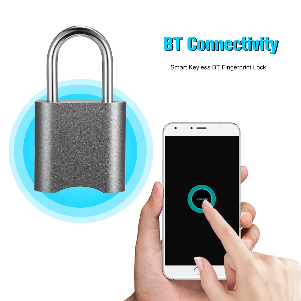 Wireless Lock Smart BT with Phone APP Password/BT Connection Unlock No Keyhole Keys Design Safe for Home Security | Безопасность и