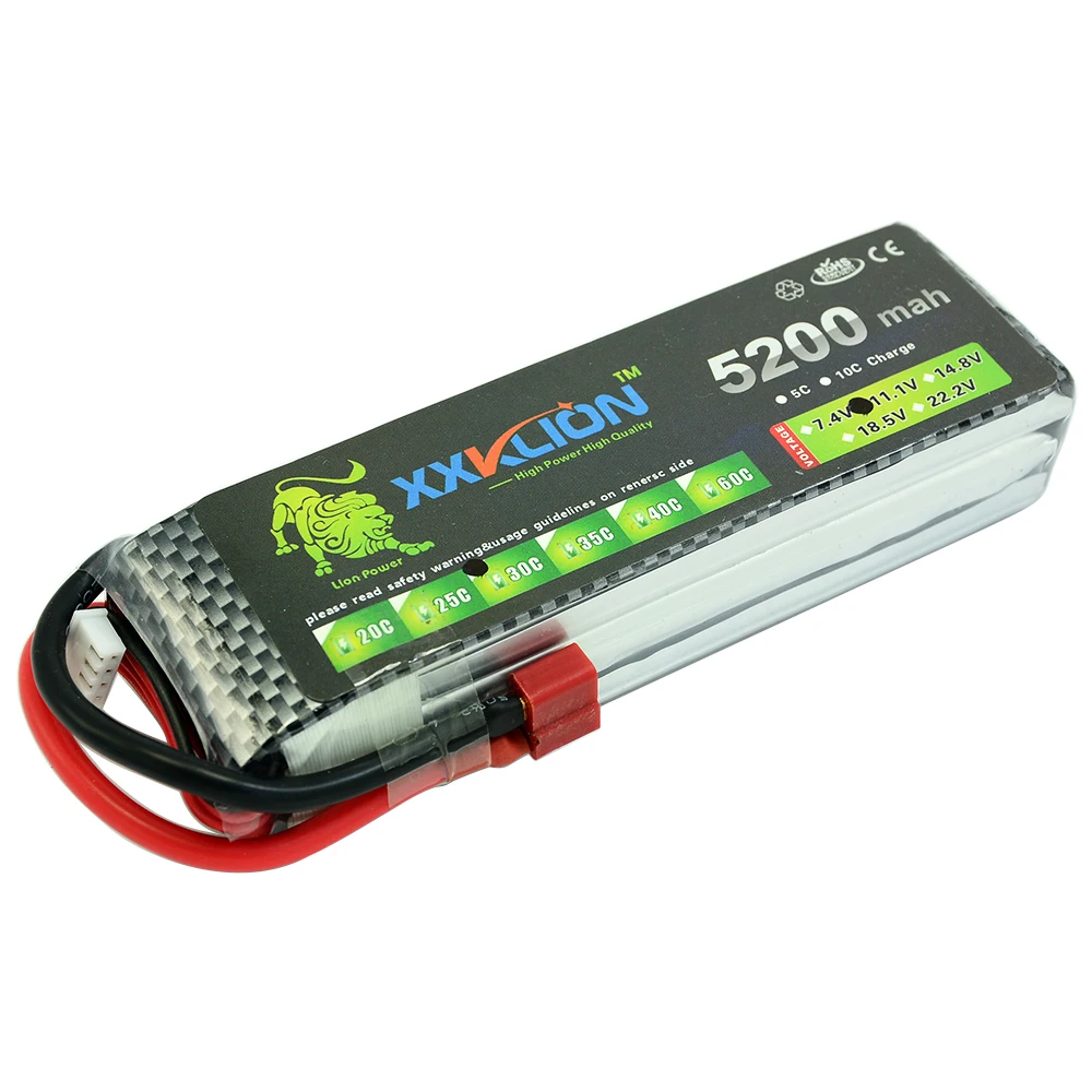 XXKLION 3 S Lipo батарея 11 1 V 5200 MAH 30C 35C 40C RC пульт дистанционного управления вертолет