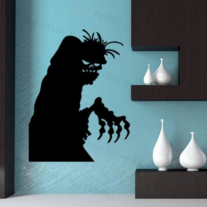 Новый творческий Хэллоуин призрак стене Стикеры s DIY Творческий вечерние