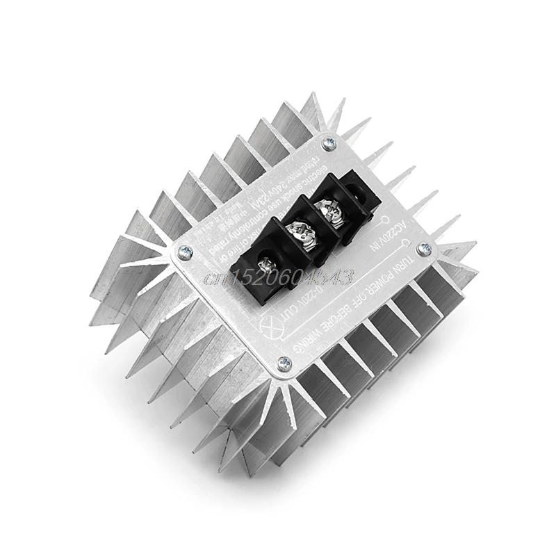 Высокая мощность AC 220 В 5000 Вт регулятор SCR Двигатель электронный напряжения