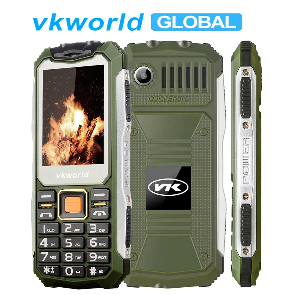 Оригинальный VKWorld Stone V3S водонепроницаемый мобильный телефон SPRD 6531D 2 4 дюйма с