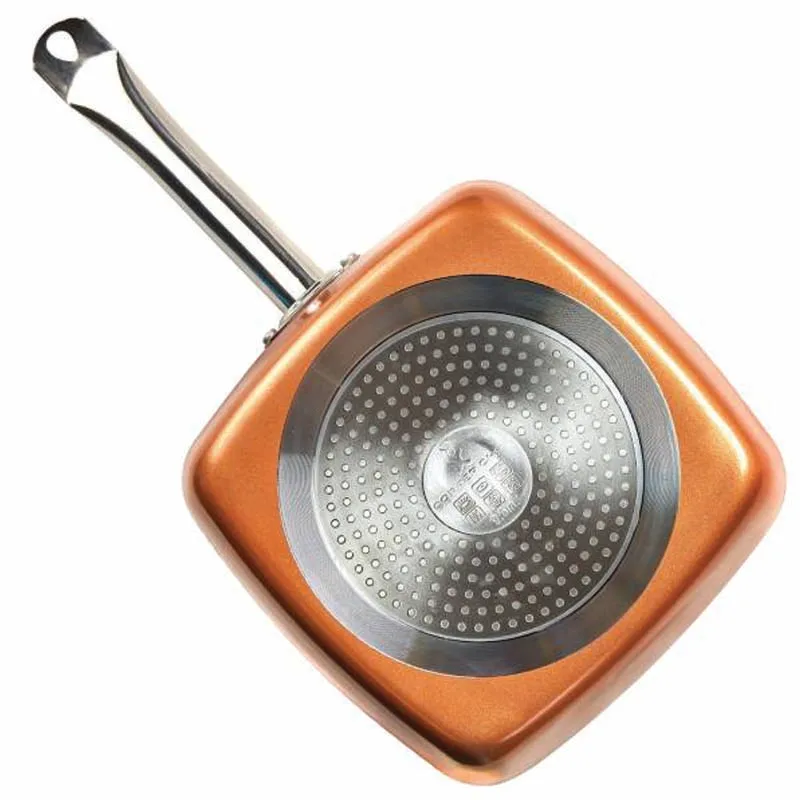 Grand инновации индукционных антипригарным Медь Керамика с покрытием Сковорода 9.5