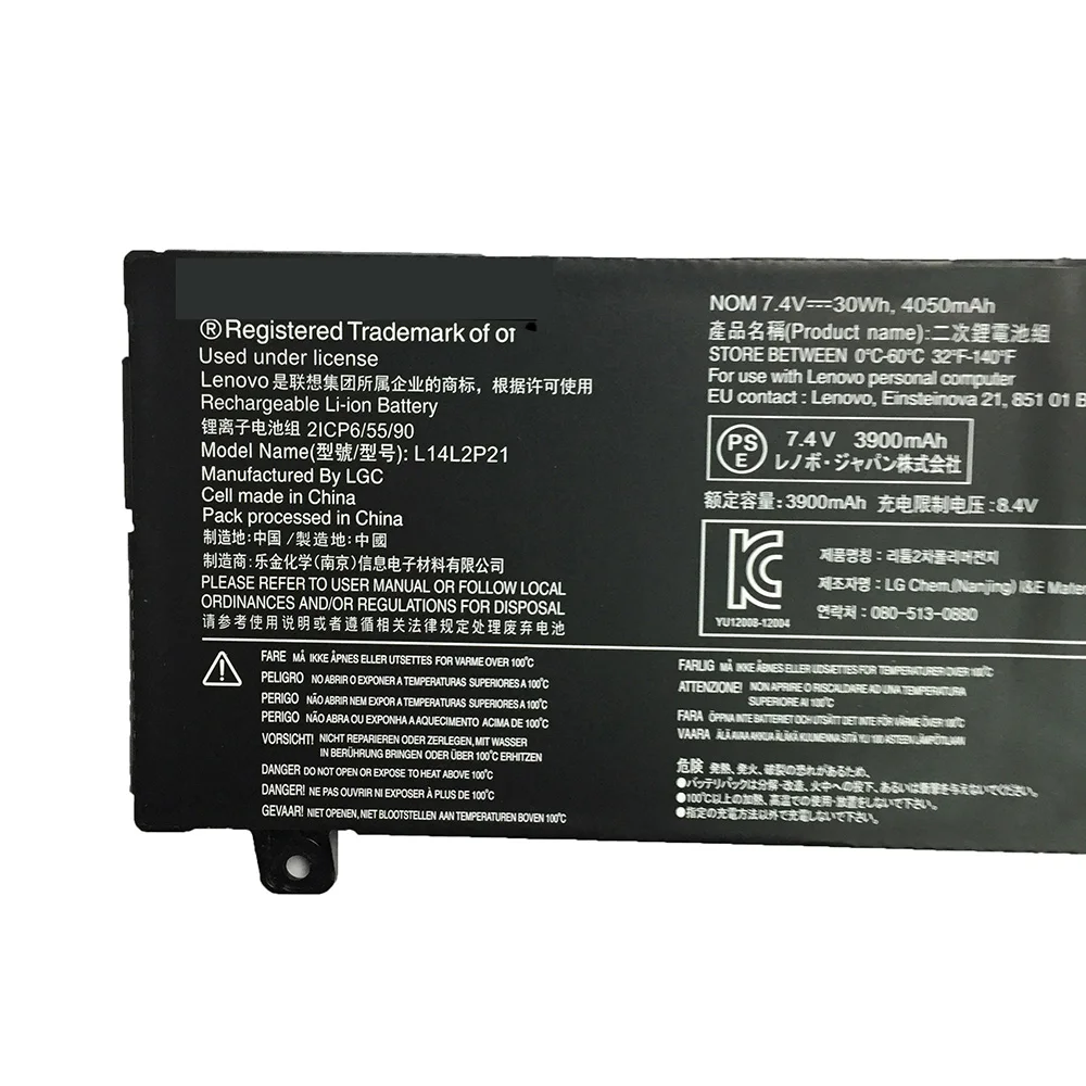7 4 В 30wh L14L2P21 l14m2p21 новый оригинальный аккумулятор для ноутбука Lenovo Yoga 500-14isk s41-70 s41-75