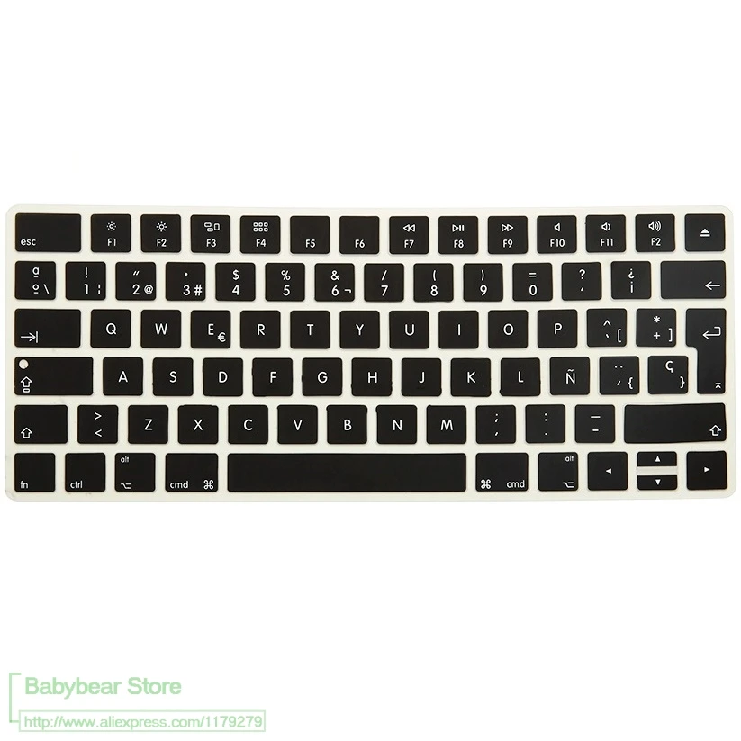 Евро испанская новая клавиатура силиконовый защитный чехол для Apple Magic Keyboard MLA22B/A