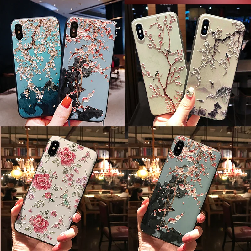 Чехол с 3D тиснением для Samsung Galaxy S10e S8 S9 S10 Plus A9 A8 A6 A7 2018 Star A3 A5 2017 2016 S7 Edge A30 A50 M10 чехол