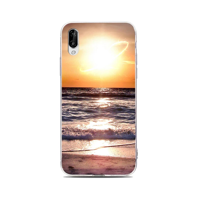 Пейзаж картины из ТПУ силиконовый гелиевый мягкий чехол для телефона LG K10 K20/K20Plus