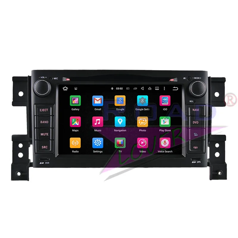 Roadlover Android 9 0 автомобильный ПК dvd-плеер авто радио для Suzuki Grand Vitara 2005-GPS Навигация