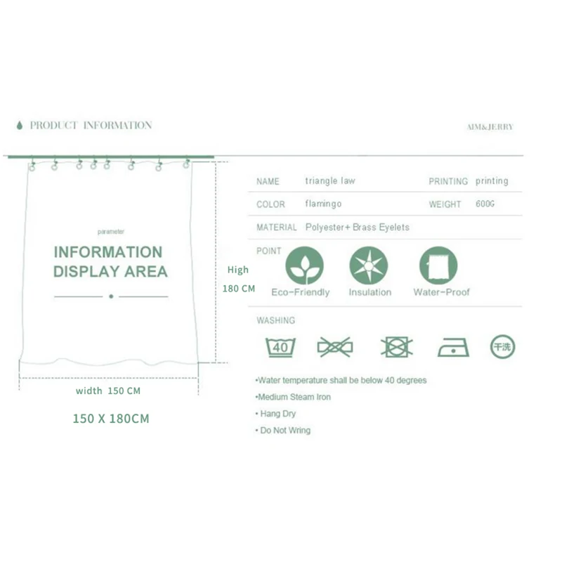 Душевая занавеска для отеля тяжелая душевая водонепроницаемая и без плесени