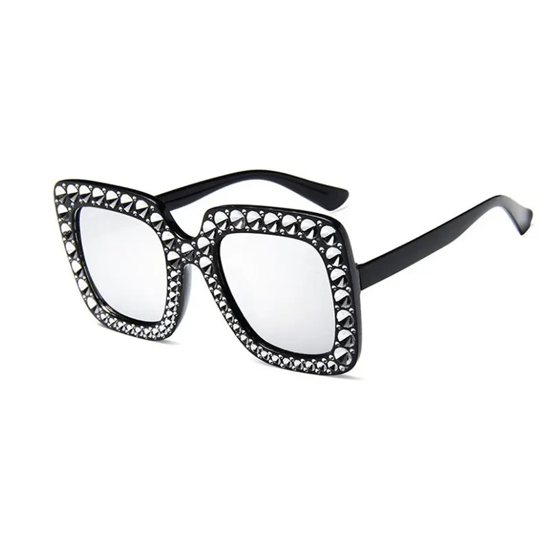 2018 модные женские туфли Квадратные Солнцезащитные очки Брендовая Дизайнерская