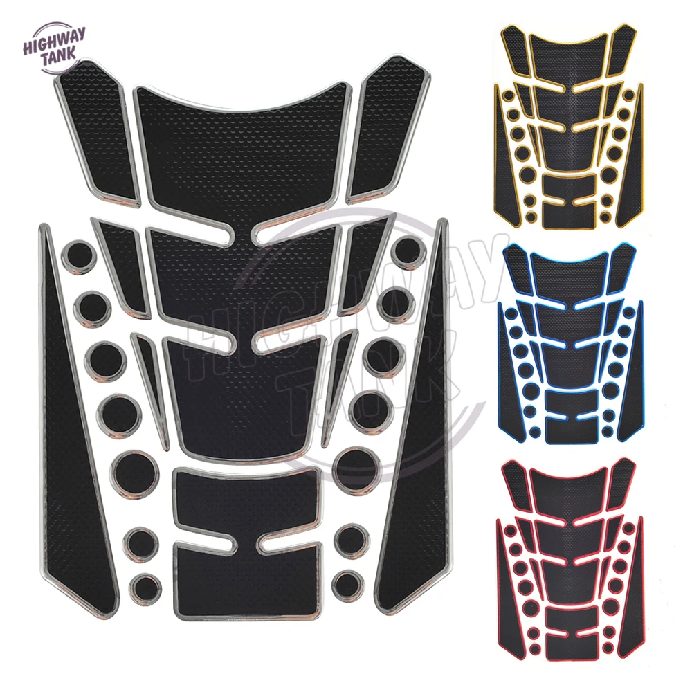 Мотоцикл 3D спортивный велосипед масляный топливный бак коврик Защитная Наклейка